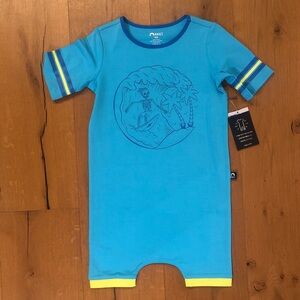 Rags Surfin Skelly Romper 5/6